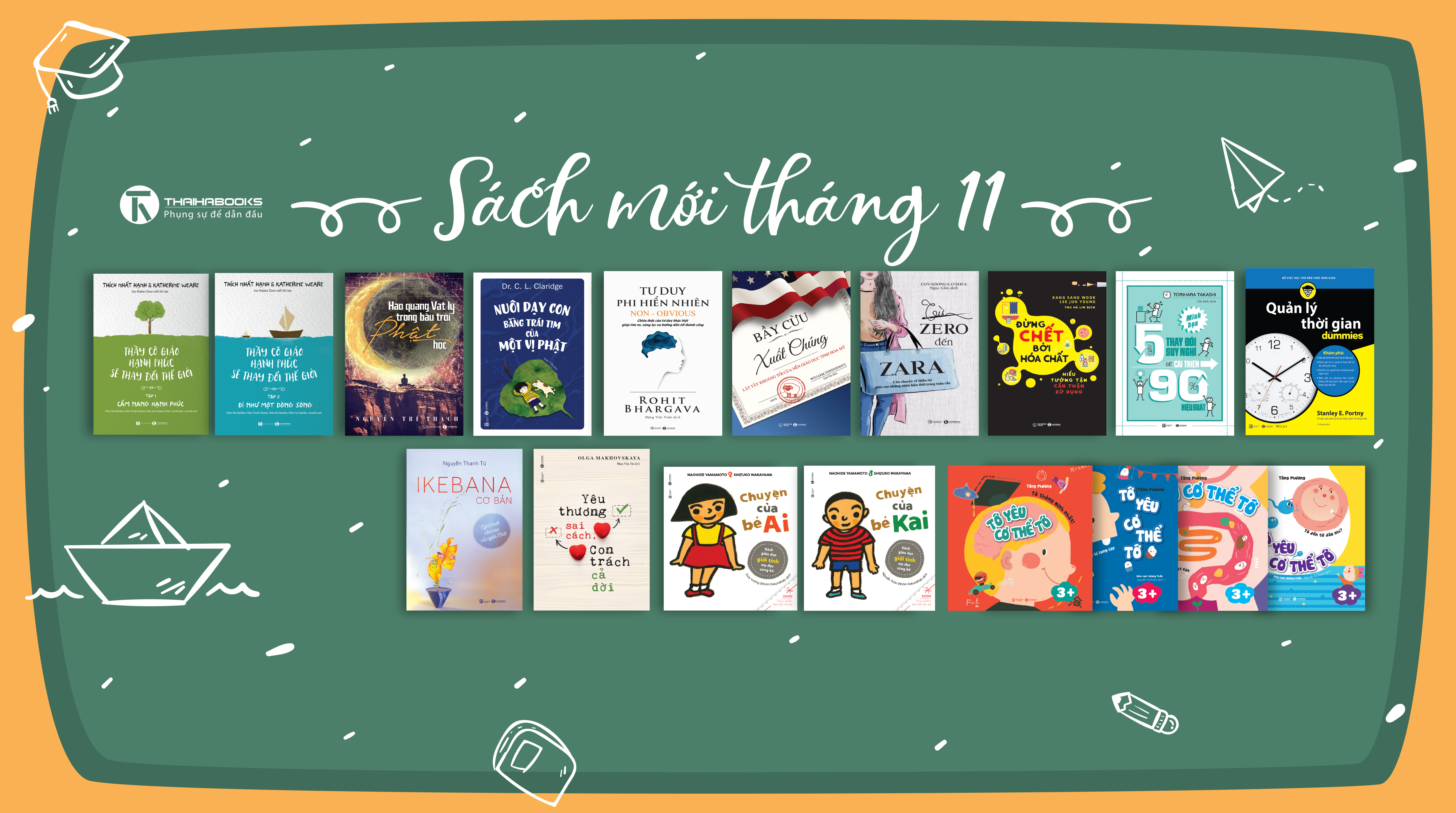 Thái Hà Books - Sách mới tháng 11/2018