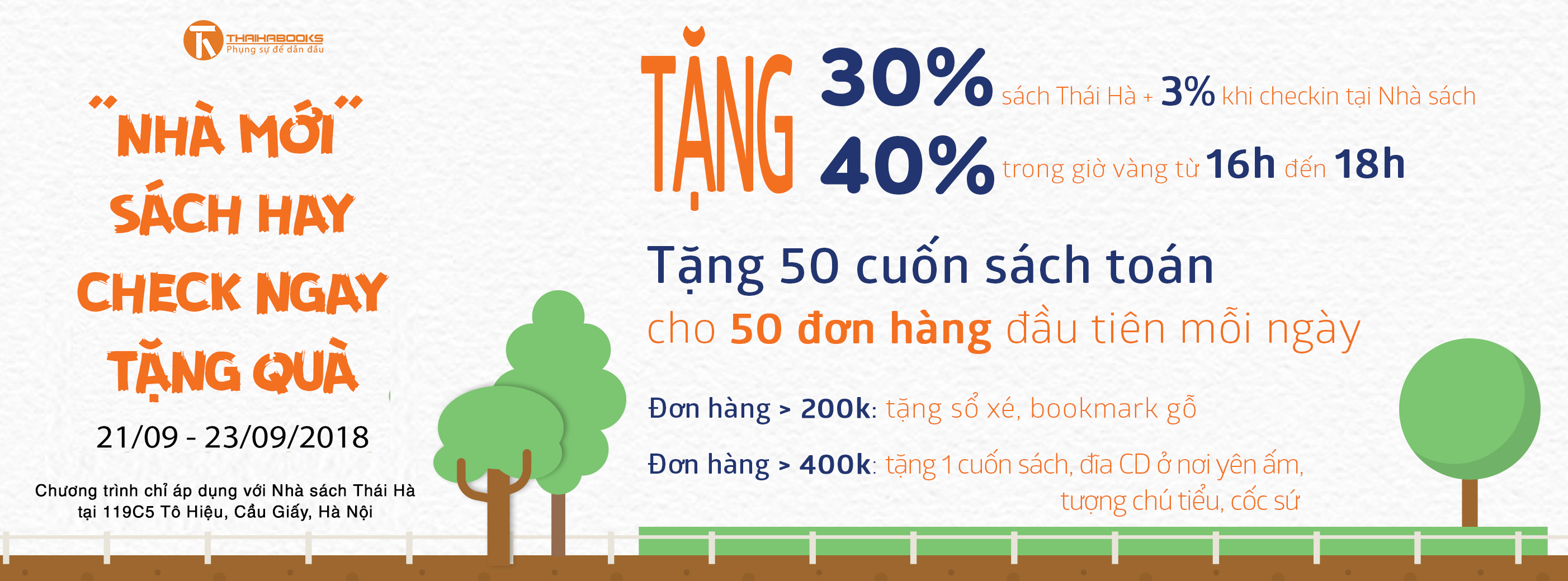 Chương trình " Nhà mới - Sách hay - Check ngay - Nhận quà"