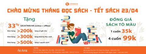 Mừng ngày sách Việt Nam 2018 - Tặng chiết khấu khi mua sách tại hệ thống nhà sách Thái Hà Books