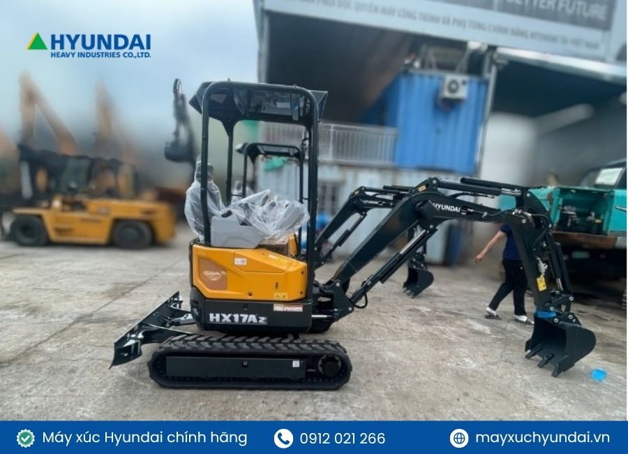 Tổng quan về máy xúc bánh xích Hyundai: Cấu tạo, ứng dụng