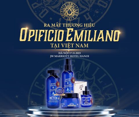 Thương hiệu mỹ phẩm tóc Opificio Emiliano chuẩn bị ra mắt ngành làm đẹp Việt Nam