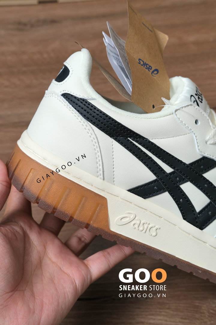 asics court mz cream black gum rep 11 like auth