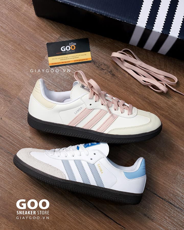 giày samba hồng