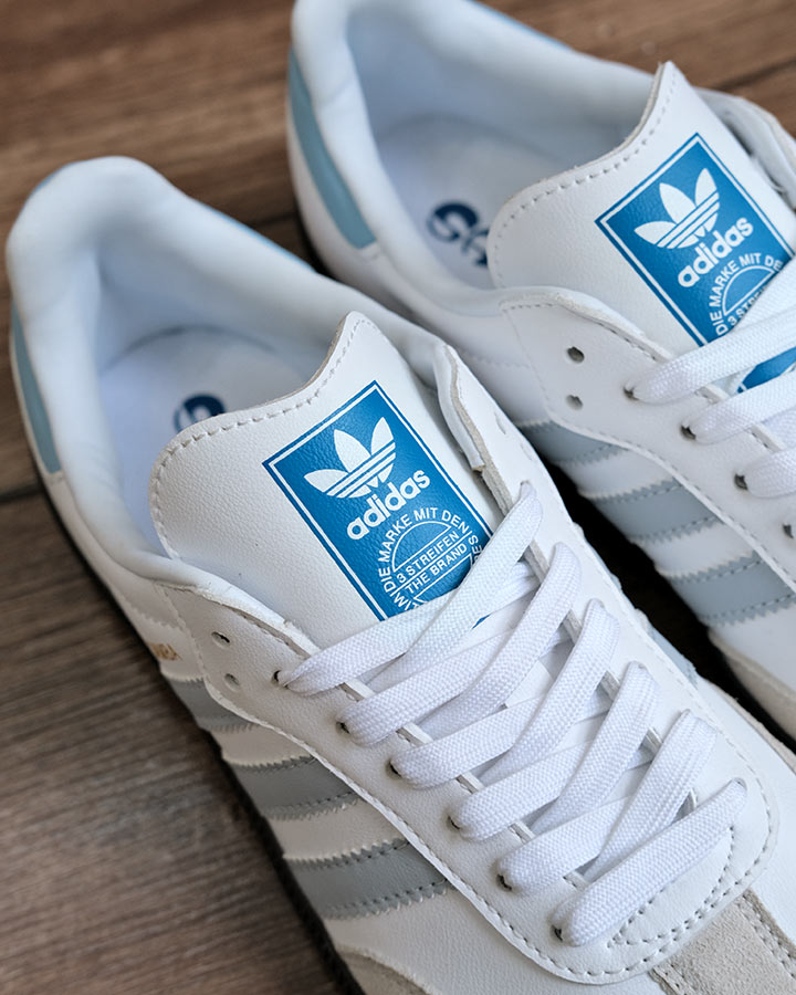 Giày Adidas Samba OG White Halo Blue ID2055