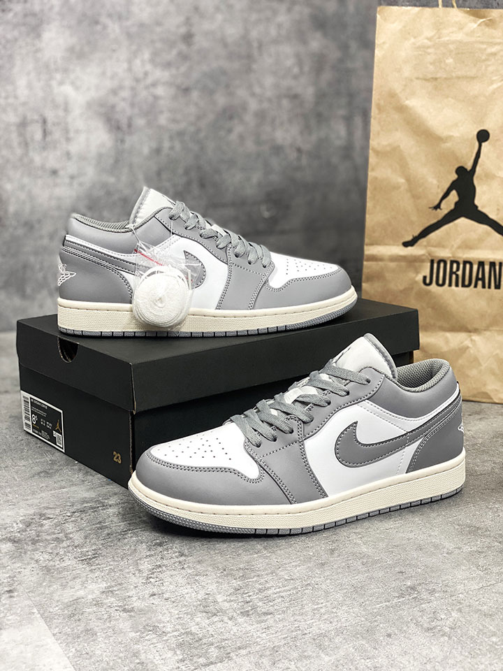 Jordan 1 low vintage Grey Like Auth rep 11  siêu cấp