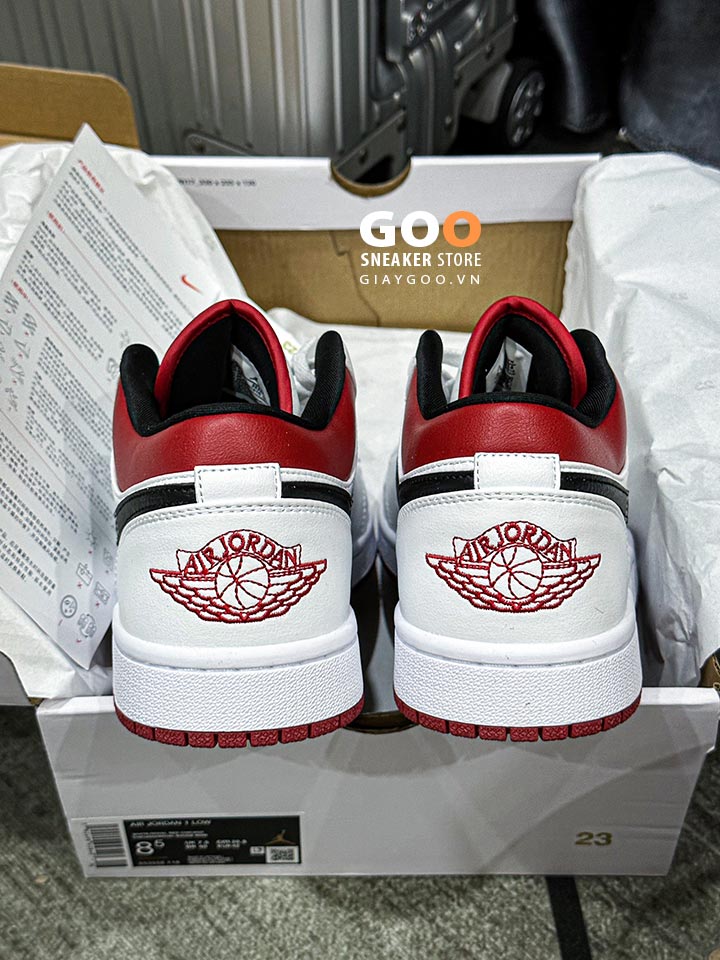 Jordan 1 Low White Gym Red like auth