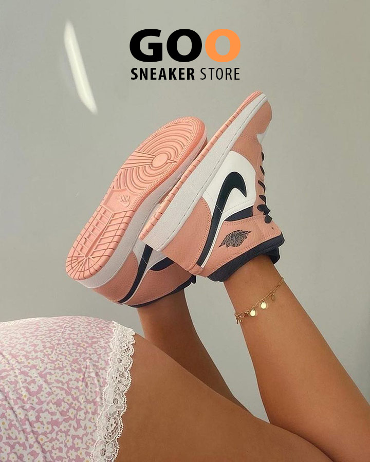 Phối đồ Nike Jordan 1 Mid Pink Quartz 14