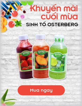 Khuyến mãi sinh tố Osterberg tháng 9