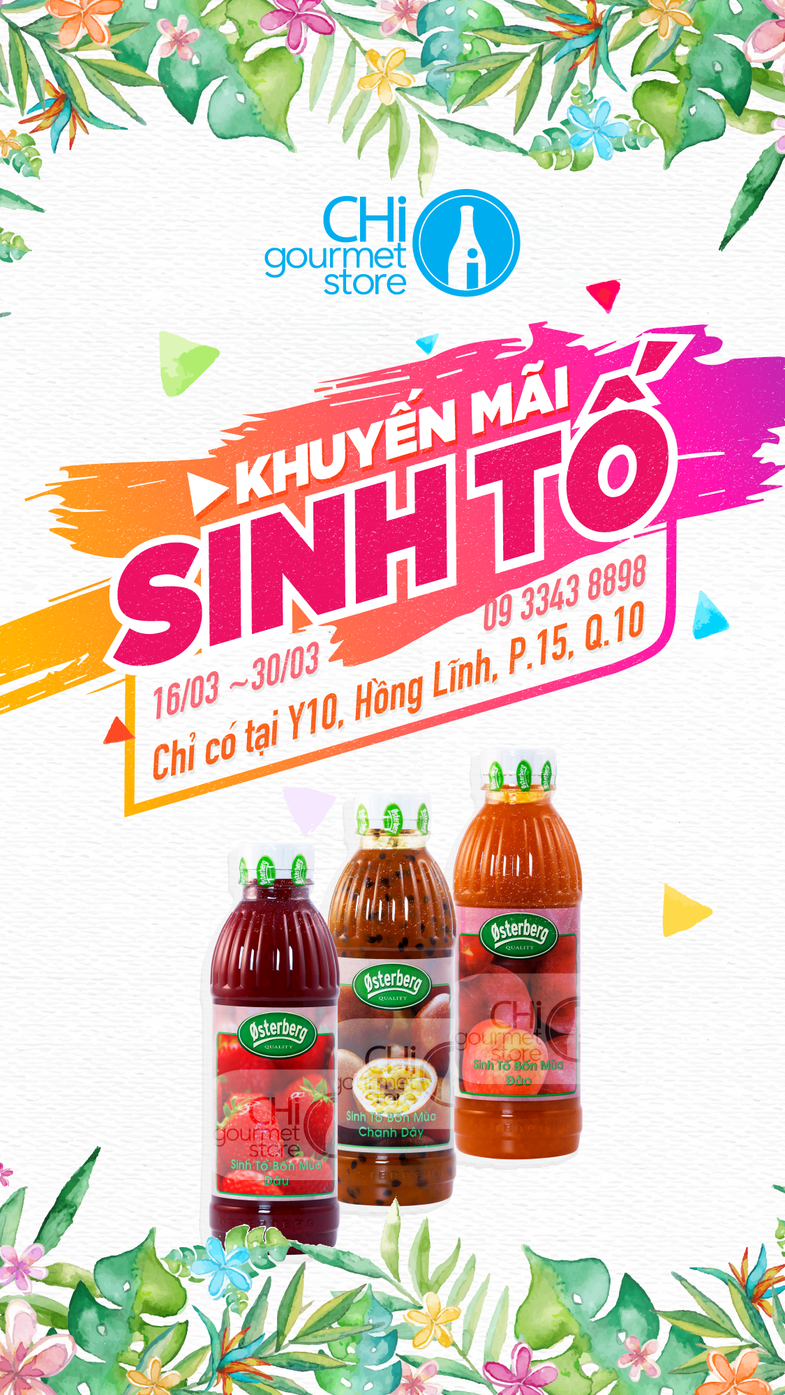 THÁNG 3 RỰC RỠ VỚI CHƯƠNG TRÌNH GIẢM GIÁ HẤP DẪN TỪ CHI GOURMET STORE