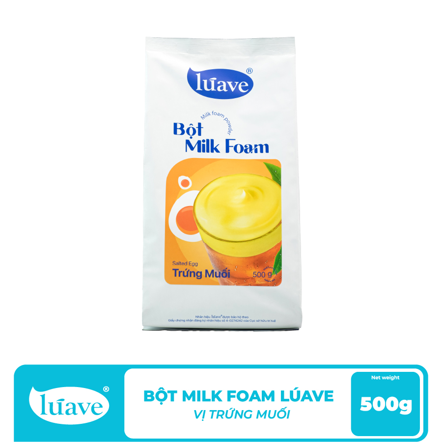 Bột Milk Foam trứng muối