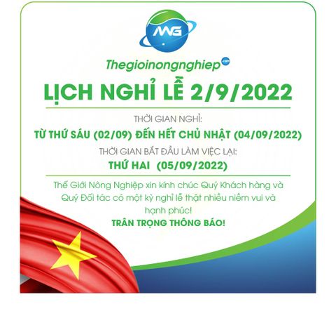 Thông báo Lịch Nghỉ Lễ Quốc Khánh 2022