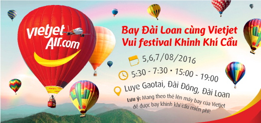 Lễ hội Khinh khí cầu lớn nhất Đài Loan