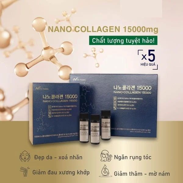 Công Dụng Nước Uống Nutri Pharma Nano Collagen 15000