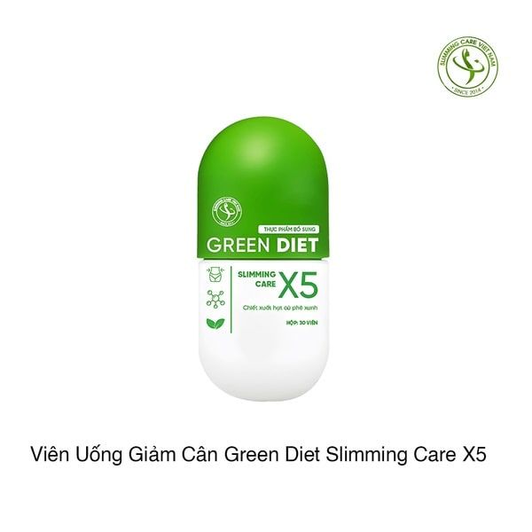 Viên Uống Thảo Mộc Giảm Cân Green Diet Slimming Care X5