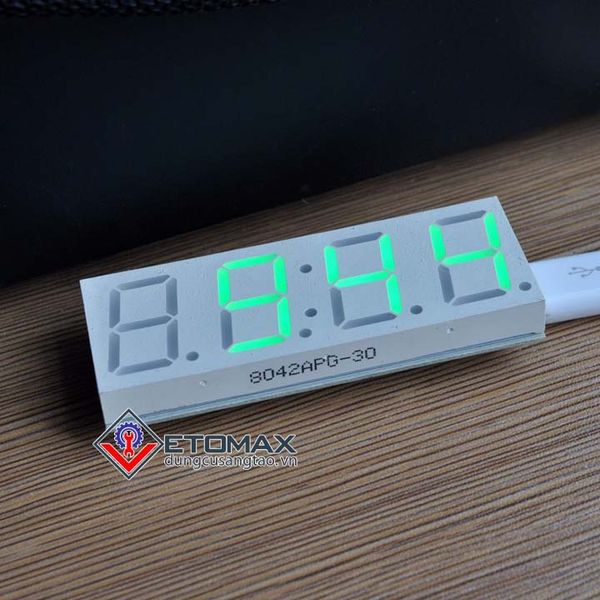 Đồng hồ điện tử mini DIY USB 5v