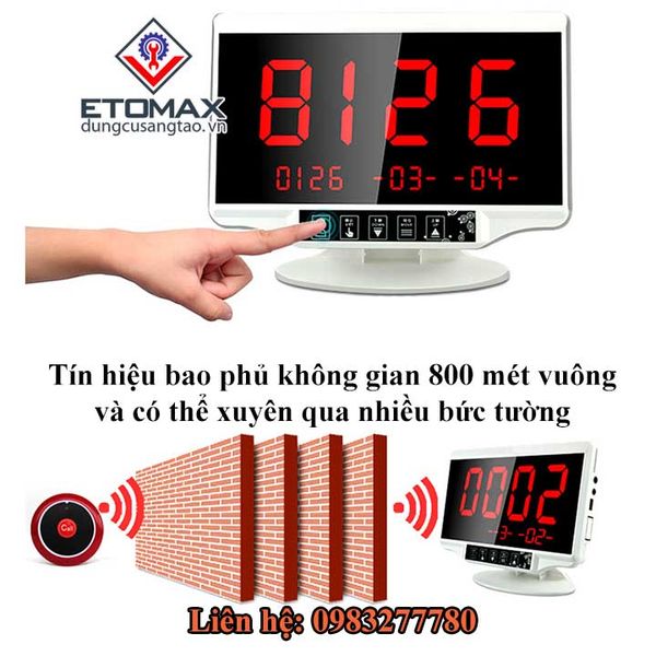 Hệ thông chuông gọi bàn không dây WIRELESS CALL