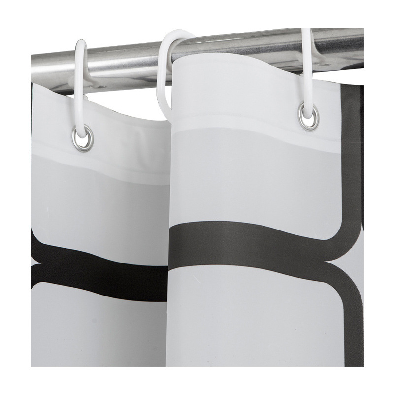 Rèm nhà tắm chống nước lắp đặt không cần khoan bắt vít