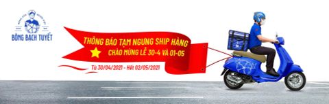 THÔNG BÁO LỊCH TẠM NGƯNG SHIP HÀNG DỊP LỄ 30/04 & 01/05
