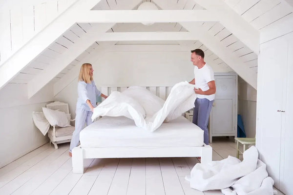 Thay drap giường định kỳ giúp duy trì sự thoải mái