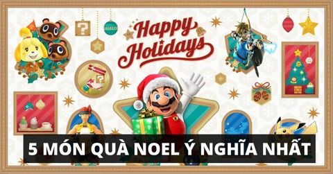5 món quà Noel ý nghĩa nhất dành cho fan Nintendo