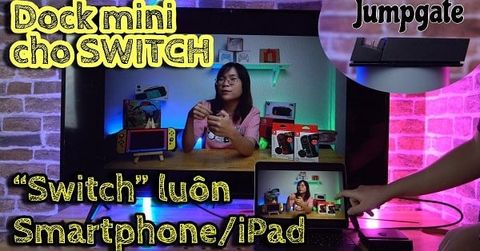 Đánh giá Dock Mini Skull & Co Jumpgate cho Nintendo Switch