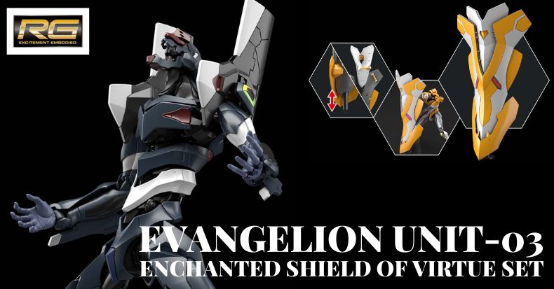 Rebuild of Evangelion RG EVA Unit-03 (ESV Shield Set) Model Kit