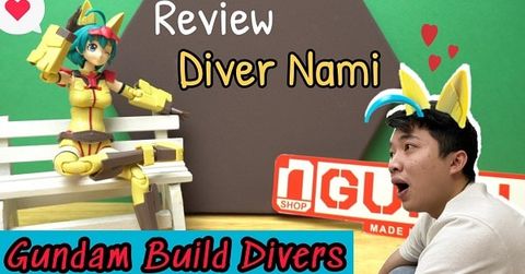 Review em nhân viên Gundam Base Tokyo Diver Nami - Mô hình Gunpla hay búp bê?