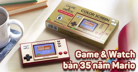 Game & Watch tái sinh cho sinh nhật Mario lần thứ 35