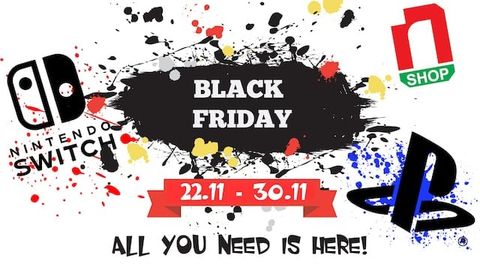Tổng hợp deal giảm giá khuyến mãi Black Friday 2018 tại nShop về Game