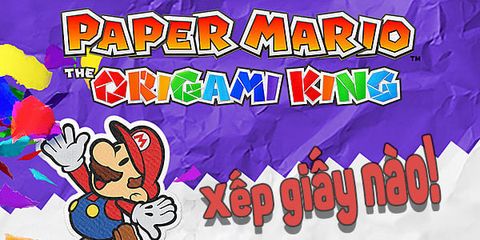 Xếp giấy cùng Paper Mario: The Origami King