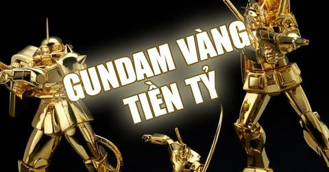 Gundam vàng ròng giá tiền tỷ
