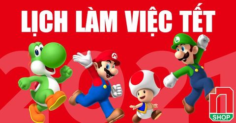 Lịch làm việc đầu năm mới 2021 của nShop