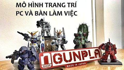 Mô hình trang trí PC và bàn làm việc chất nhất: Gundam Converge 14