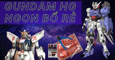 Mua Gundam HG giá rẻ, lựa chọn nào hợp lý hơn 5 mẫu sau...
