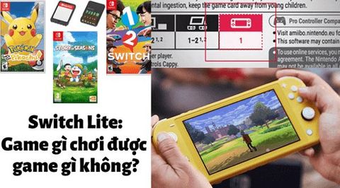 Nintendo Switch Lite chơi được game gì? Cùng nShop tìm giải đáp