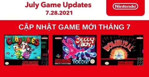 Nintendo Switch Online SNES cập nhật thêm game mới trong tháng 7