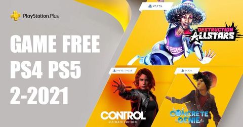 Game miễn phí PlayStation Plus tháng 2-2021