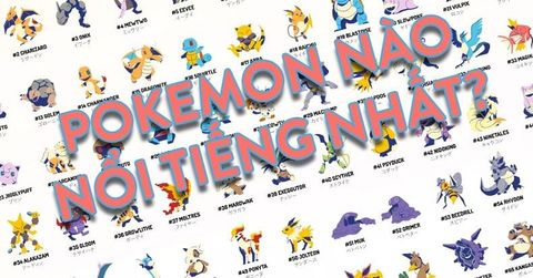 Pokemon nổi tiếng nhất thế giới là ai?