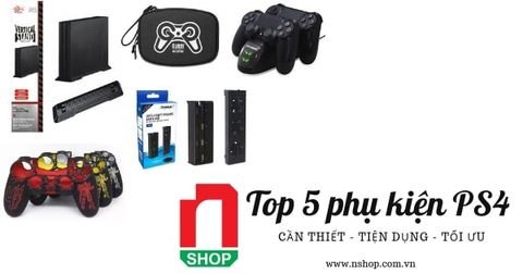 Phụ kiện PS4 nào cần thiết trang bị khi mua máy? Top 5 dành cho bạn!