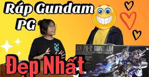 LẮP RÁP MÔ HÌNH PG RX-78-2 GUNDAM UNLEASHED SIÊU CHẤT CÙNG NSHOP