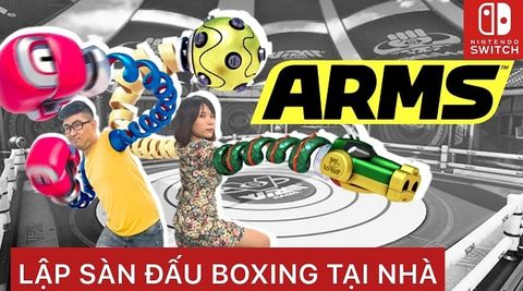 Lập sàn đấu Boxing tại nhà với game ARMS siêu hay trên Nintendo Switch