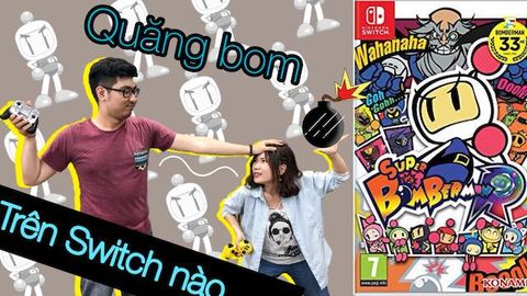 Chơi đặt bom trên Nintendo Switch với nShop - Super Bomberman R