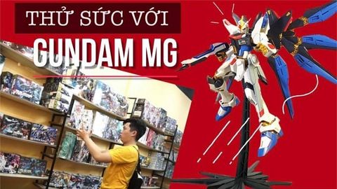 Cùng nShop ráp thử mô hình Bandai 1/100 MG Strike Freedom Gundam X20A siêu chất