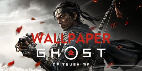 Hình nền game PS4 Ghost of Tsushima tuyệt đẹp