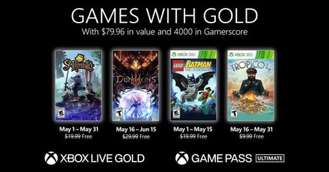 GAME MIỄN PHÍ XBOX LIVE GOLD THÁNG 5 - 2021