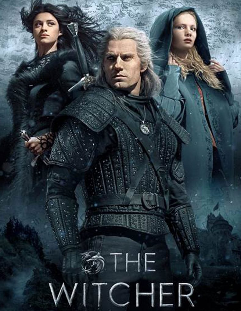 Henry Cavill diễn viên chính trong The Witcher, một tác phẩm điện ảnh chuyển thể từ game cùng tên