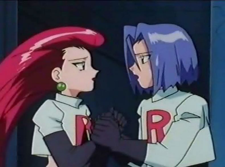 Musha và Kochiro trong Team Rocket