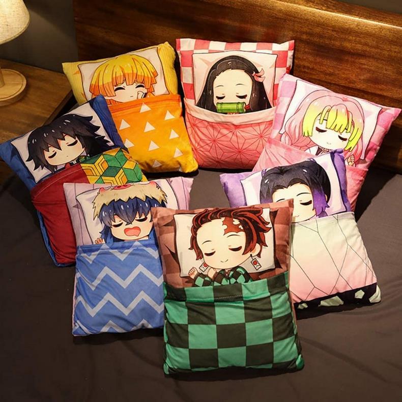 Gối êm Demon Slayer Pillow Plush - Êm ái tựa lưng vào “người yêu” lý tưởng