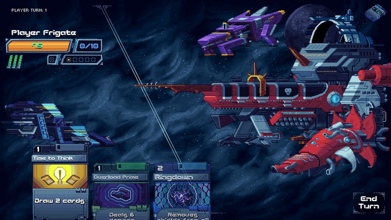 For The Warp: thẻ bài, chiến đấu không gian vũ trụ và roguelike