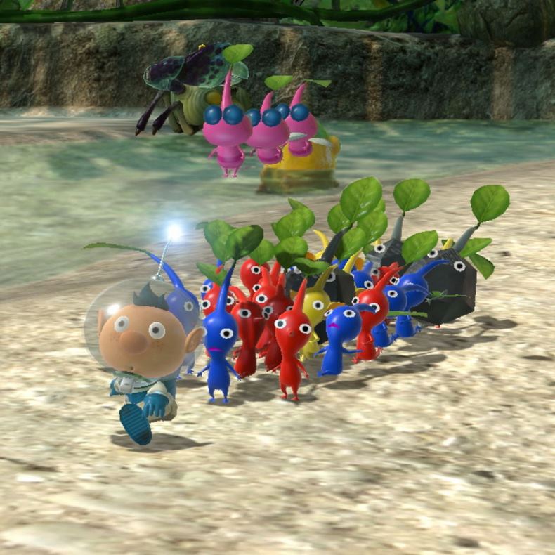 Pikmin tránh được các mối nguy ở hành tinh lạ